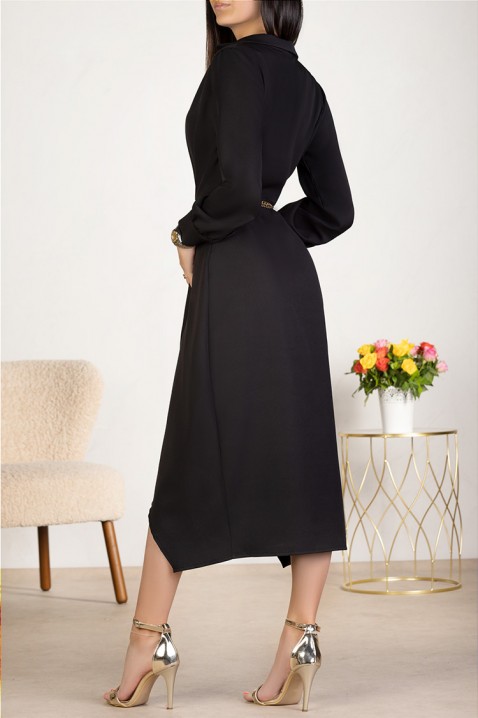 Šaty FEDERLA BLACK, Farba: čierna, IVET.EU - Štýlové oblečenie