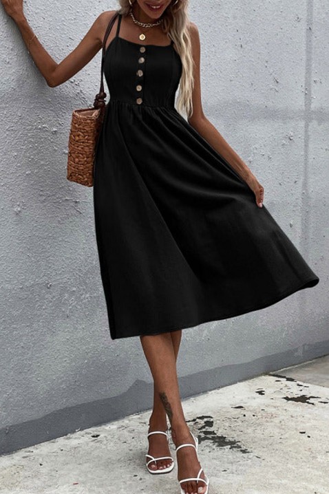 Suknelė SIRINDA BLACK, Spalvos: juoda, IVET.EU - Madinga apranga
