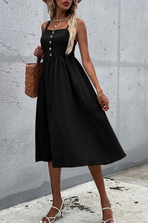 Šaty SIRINDA BLACK, Barva: černá, IVET.EU - Stylové oblečení