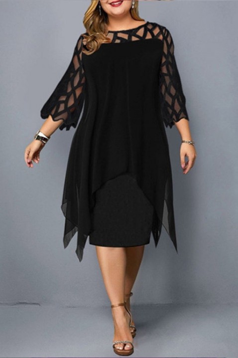 Šaty MAXILARA BLACK, Barva: černá, IVET.EU - Stylové oblečení