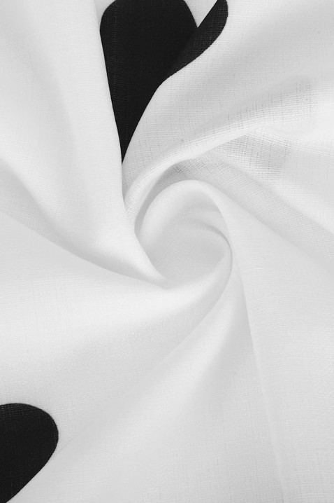 Φόρεμα GEBALTA, Χρώμα: άσπρο και μαύρο, IVET.EU - Εκπτώσεις έως -80%