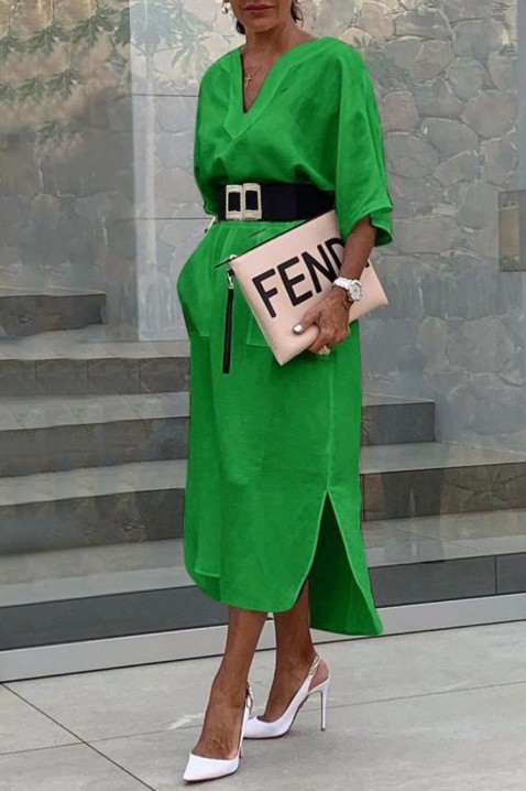 Šaty SANTELIA GREEN, Farba: zelená, IVET.EU - Štýlové oblečenie