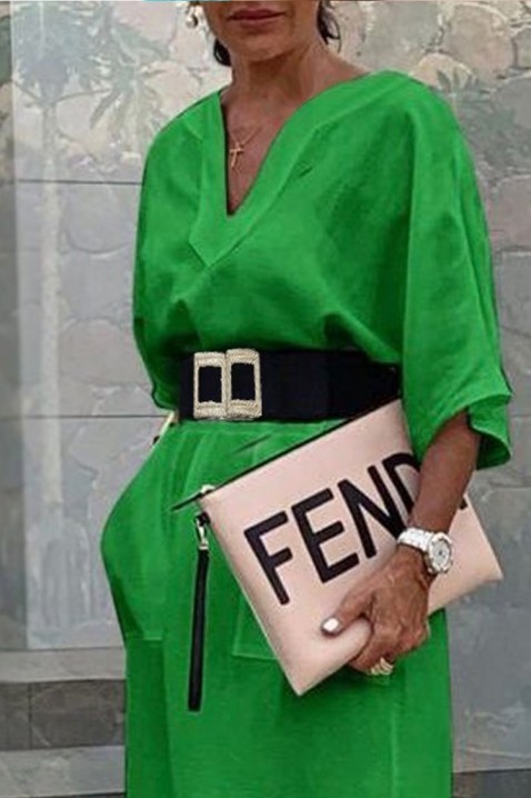 Šaty SANTELIA GREEN, Barva: zelená, IVET.EU - Stylové oblečení