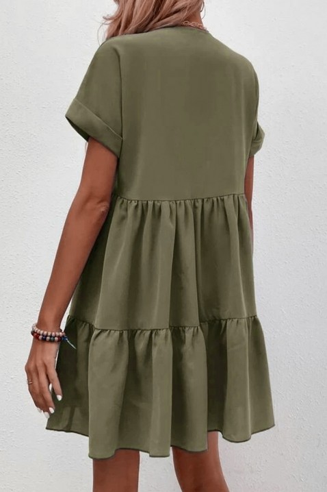 Φόρεμα MANTELA OLIVE, Χρώμα: πράσινο της ελιάς, IVET.EU - Εκπτώσεις έως -80%