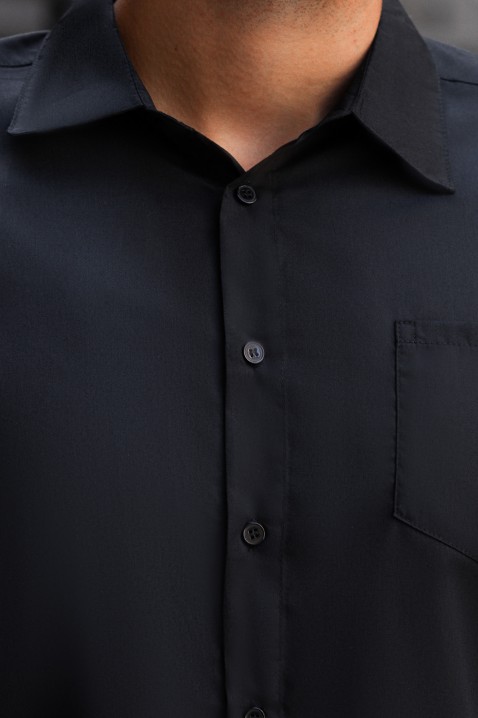 Pánská košile MALTIVO BLACK, Barva: černá, IVET.EU - Stylové oblečení