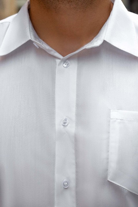 Pánská košile MALTIVO WHITE, Barva: bílá, IVET.EU - Stylové oblečení