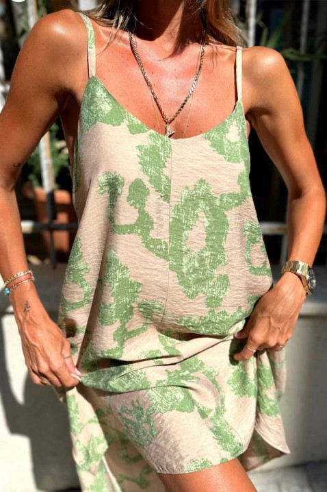 Suknelė RADJALA GREEN, Spalvos: žalia, IVET.EU - Madinga apranga