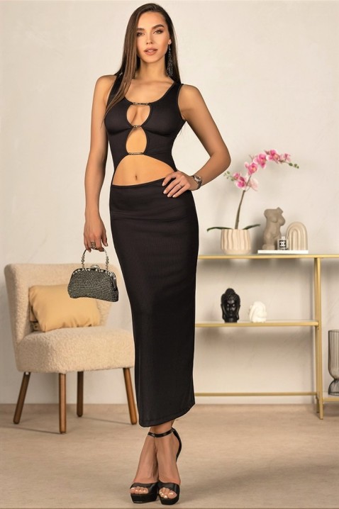 Šaty LAFARVA BLACK, Barva: černá, IVET.EU - Stylové oblečení
