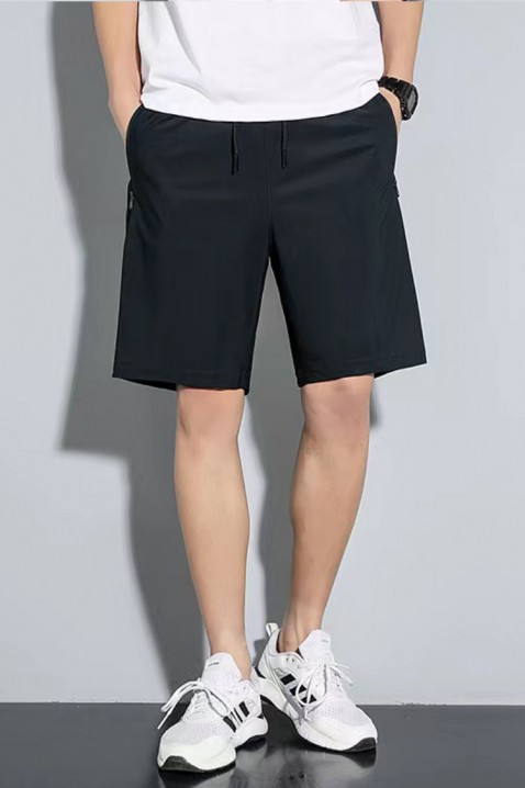 Pánské šortky MARIOMO BLACK, Barva: černá, IVET.EU - Stylové oblečení