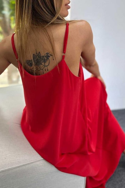 Šaty KERTISA, Farba: červená, IVET.EU - Štýlové oblečenie