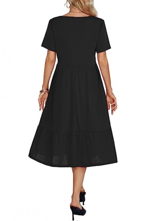 Šaty KIARSA BLACK, Barva: černá, IVET.EU - Stylové oblečení