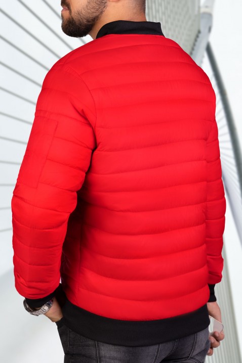 Ανδρικό μπουφάν NORIS RED, Χρώμα: κόκκινο, IVET.EU - Εκπτώσεις έως -80%