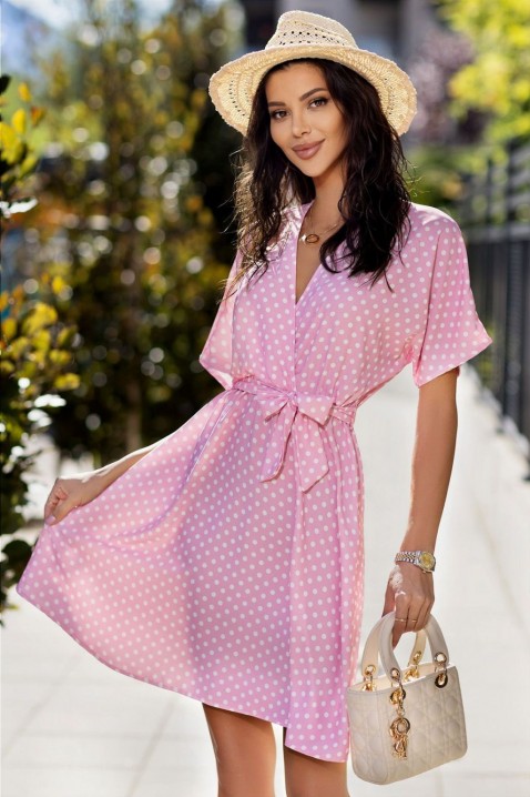 Φόρεμα SOLMIA PINK, Χρώμα: ροζ, IVET.EU - Εκπτώσεις έως -80%