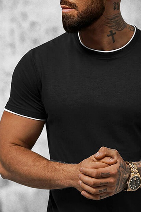 Pánske tričko MAORESO BLACK, Farba: čierna, IVET.EU - Štýlové oblečenie