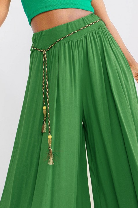 Dámske nohavice BAVRILA GREEN, Farba: zelená, IVET.EU - Štýlové oblečenie