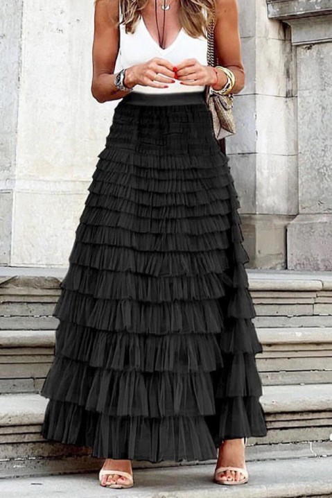 Sukně ASELIKA BLACK, Barva: černá, IVET.EU - Stylové oblečení