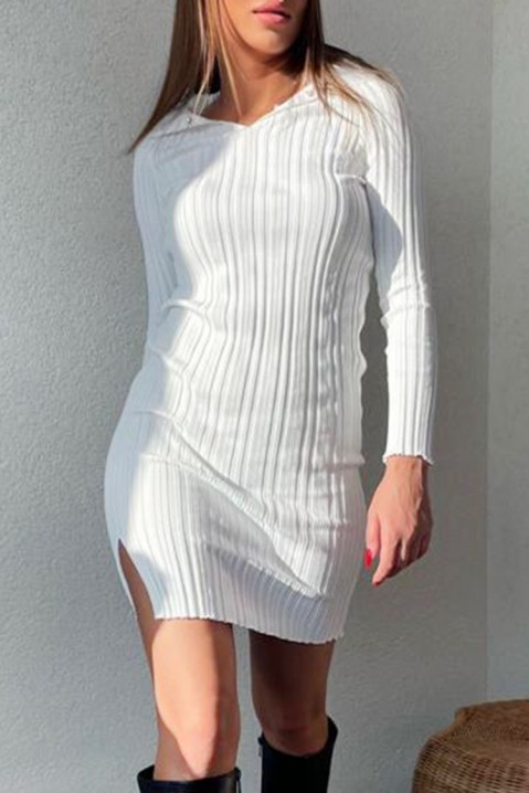Φόρεμα MORZELSA WHITE, Χρώμα: άσπρο, IVET.EU - Εκπτώσεις έως -80%