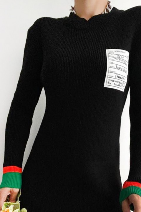 Šaty TALSIMA BLACK, Farba: čierna, IVET.EU - Štýlové oblečenie