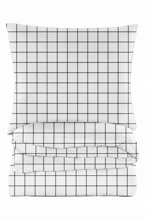 Σετ κρεβατοκάμαρας FINGIRA 200 x 220 cm βαμβακερό σατέν, Χρώμα: άσπρο, IVET.EU - Εκπτώσεις έως -80%