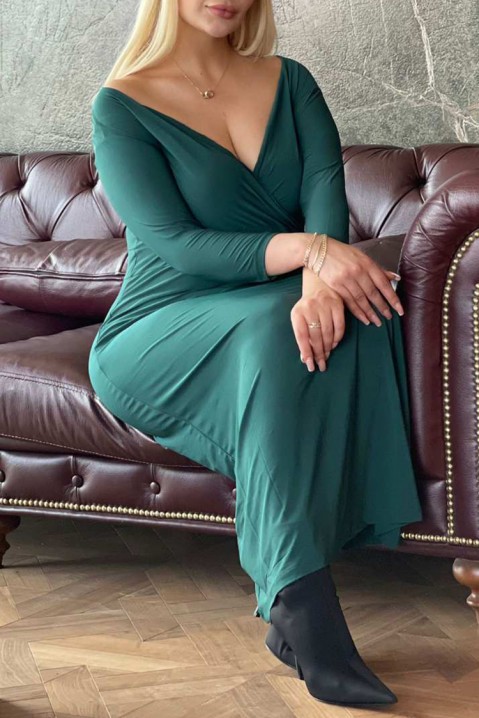 Šaty ETILSA GREEN, Barva: zelená, IVET.EU - Stylové oblečení