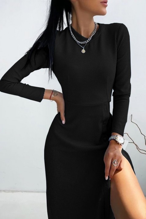 Šaty SOROLMA BLACK, Barva: černá, IVET.EU - Stylové oblečení