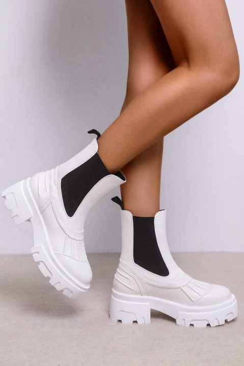 Γυναικείες μπότες LASKORIA, Χρώμα: άσπρο, IVET.EU - Εκπτώσεις έως -80%