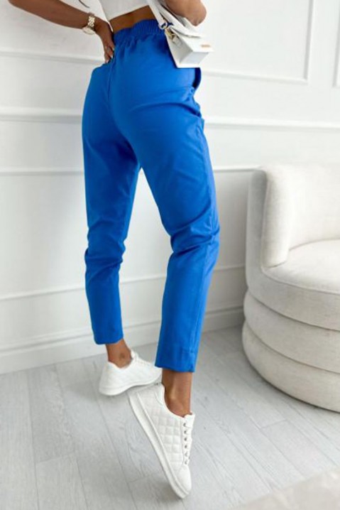 Dámské kalhoty BIDINZA BLUE, Barva: světlemodrá, IVET.EU - Stylové oblečení