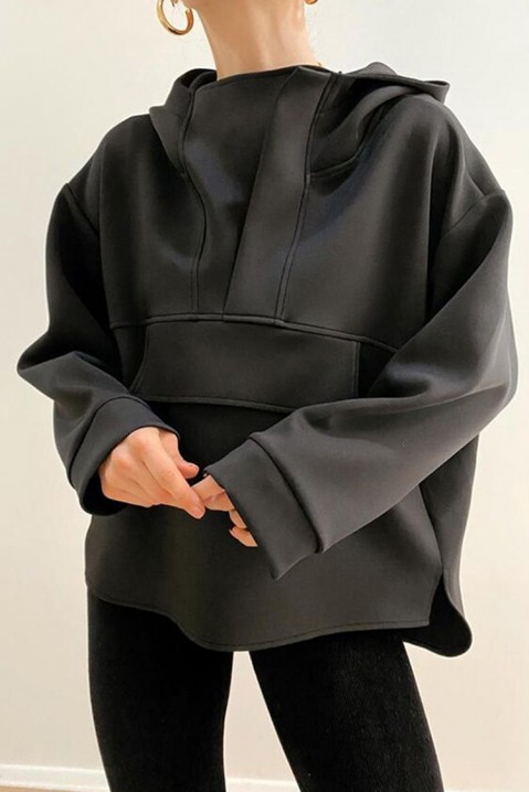 Dámská mikina VANJELA BLACK, Barva: černá, IVET.EU - Stylové oblečení