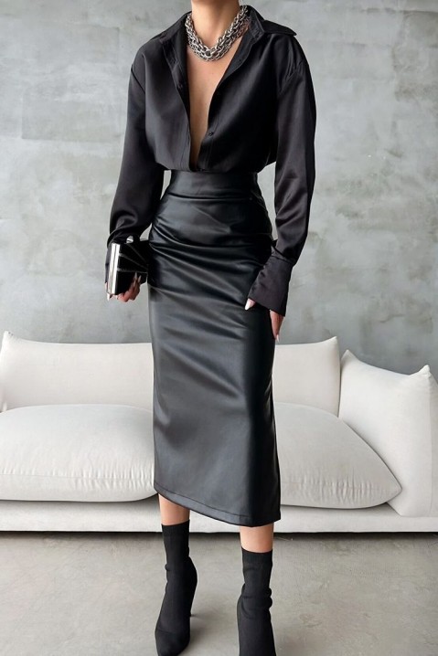 Sukně MAFROZA BLACK, Barva: černá, IVET.EU - Stylové oblečení