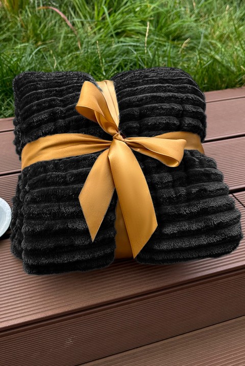 Κουβέρτα DORMERA BLACK 170x210 cm, Χρώμα: μαύρο, IVET.EU - Εκπτώσεις έως -80%