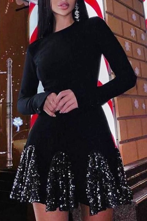 Suknelė DEFENDA, Spalvos: juoda, IVET.EU - Madinga apranga