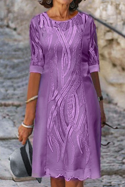 Suknelė BALESA PURPLE, Spalvos: violetinė, IVET.EU - Madinga apranga