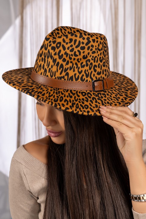 Καπέλο φεντόρα PERELA MUSTARD, Χρώμα: μουσταρδί, IVET.EU - Εκπτώσεις έως -80%