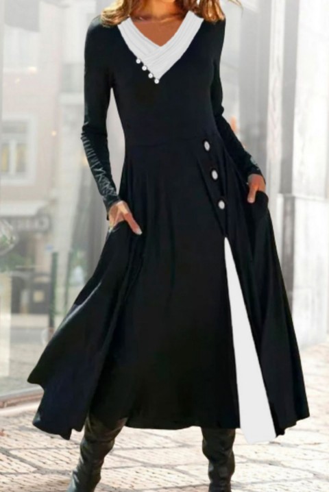 Φόρεμα FAXALA, Χρώμα: μαύρο, IVET.EU - Εκπτώσεις έως -80%