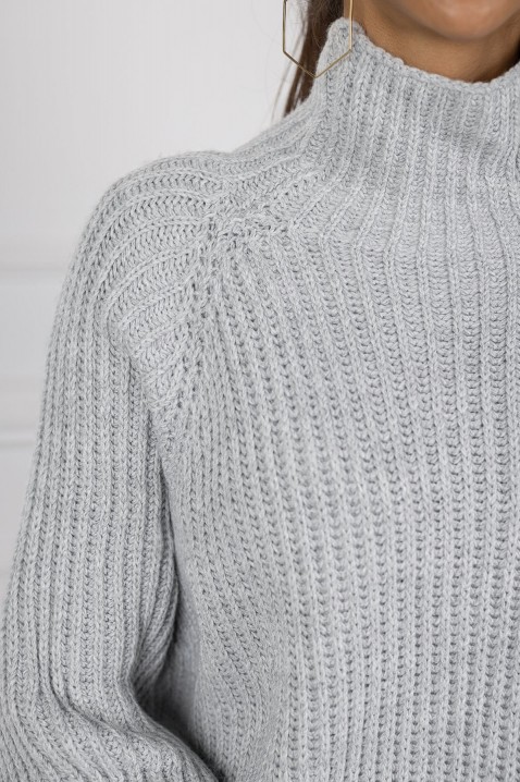 Moteriškas megztinis DOMERTA GREY, Spalvos: pilka, IVET.EU - Madinga apranga