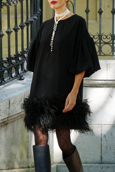 Suknelė LEBEZA, Spalvos: juoda, IVET.EU - Madinga apranga