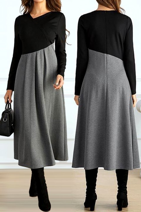 Šaty SOBRELSA, Farba: čierno-sivá, IVET.EU - Štýlové oblečenie