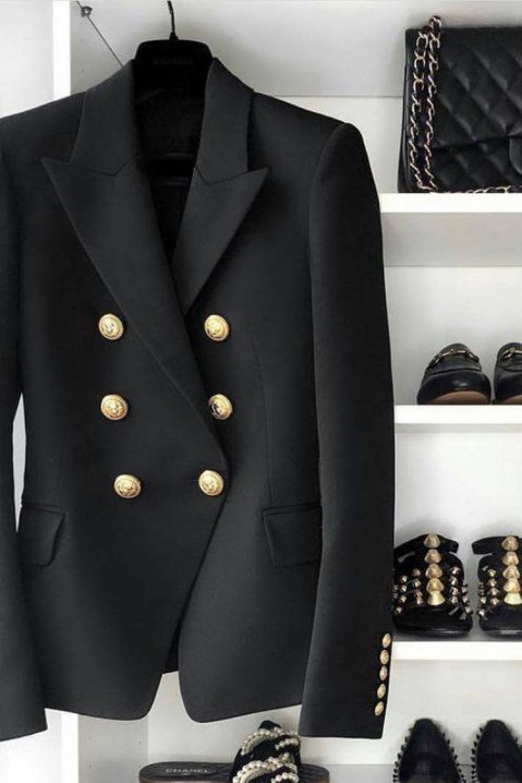 Dámske sako PRITINA BLACK, Farba: čierna, IVET.EU - Štýlové oblečenie