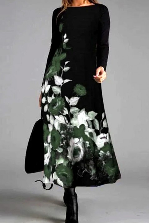 Šaty SEMARDA GREEN, Farba: čierna, IVET.EU - Štýlové oblečenie
