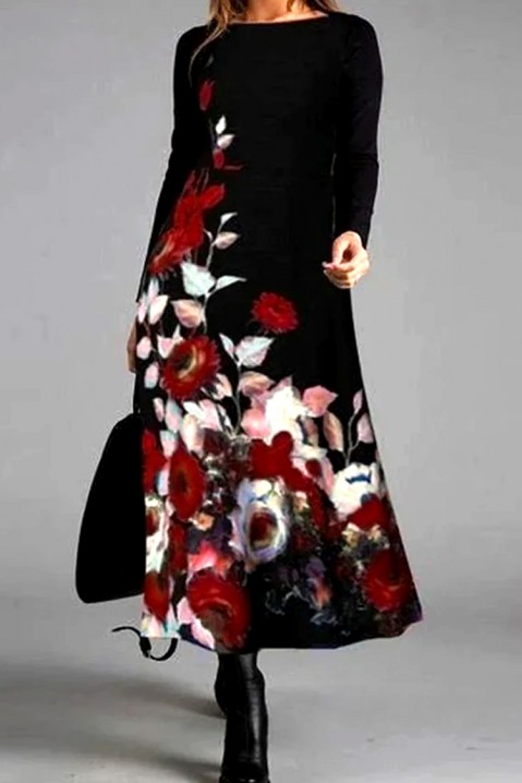 Φόρεμα SEMARDA RED, Χρώμα: μαύρο, IVET.EU - Εκπτώσεις έως -80%