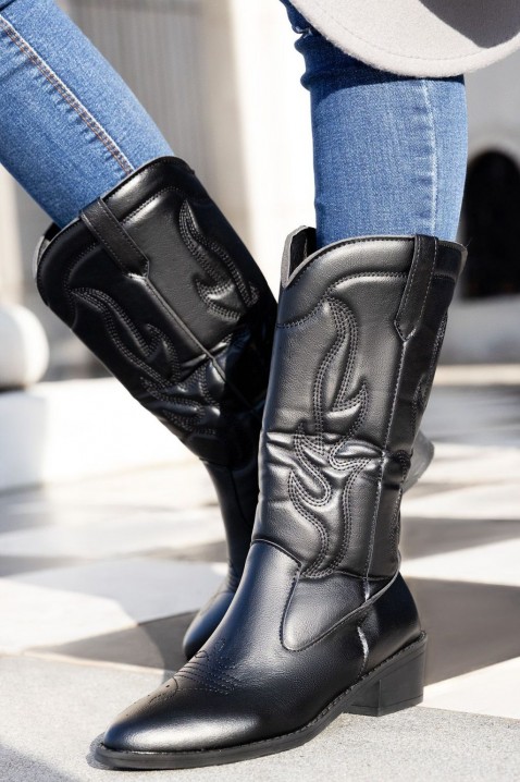 Γυναικείες μπότες PAGETA, Χρώμα: μαύρο, IVET.EU - Εκπτώσεις έως -80%