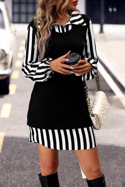 Šaty LOGESTA, Farba: bielo čierna, IVET.EU - Štýlové oblečenie