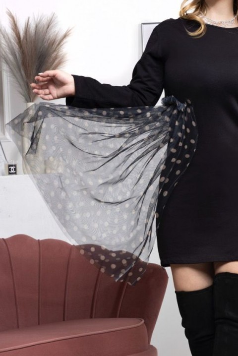 Šaty KLOTINA, Barva: černá, IVET.EU - Stylové oblečení