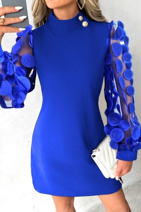 Šaty RINGOLA BLUE, Barva: červená,světlemodrá, IVET.EU - Stylové oblečení