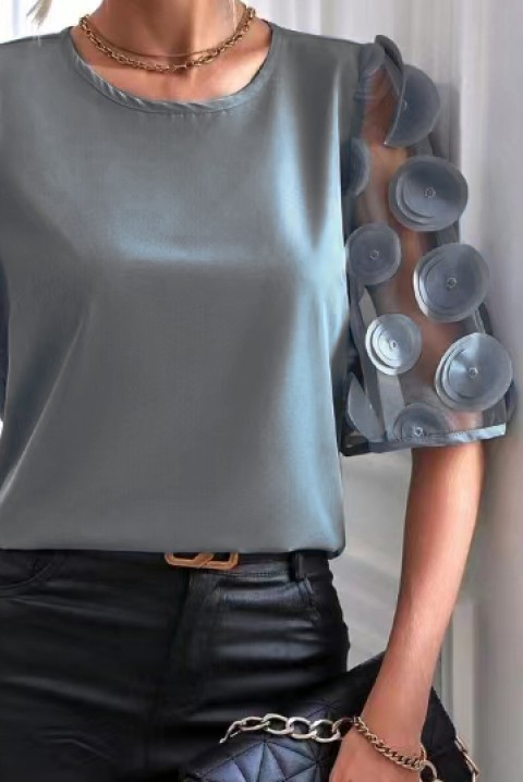 Γυναικεία μπλούζα LOSELINA GREY, Χρώμα: γκρι, IVET.EU - Εκπτώσεις έως -80%