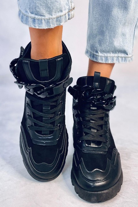 Γυναικεία παπούτσια OREONA BLACK, Χρώμα: μαύρο, IVET.EU - Εκπτώσεις έως -80%