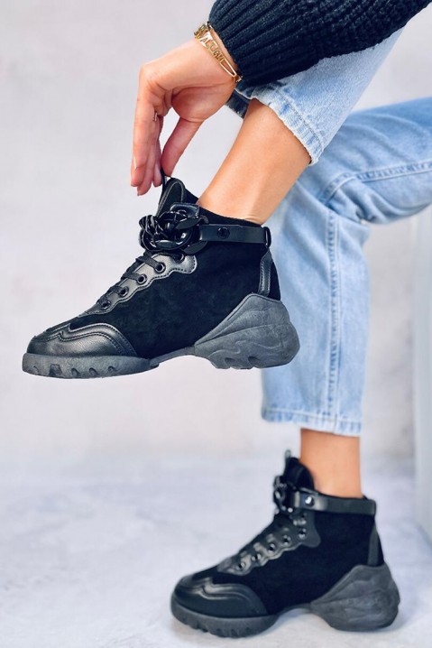 Γυναικεία παπούτσια OREONA BLACK, Χρώμα: μαύρο, IVET.EU - Εκπτώσεις έως -80%