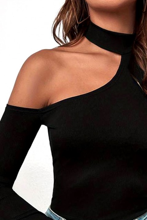 Γυναικεία μπλούζα NIENTA BLACK, Χρώμα: μαύρο, IVET.EU - Εκπτώσεις έως -80%