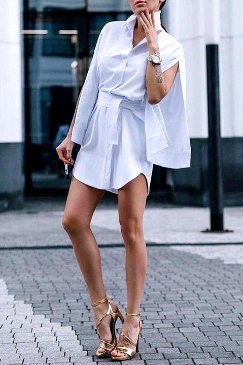 Φόρεμα GATISA, Χρώμα: άσπρο, IVET.EU - Εκπτώσεις έως -80%