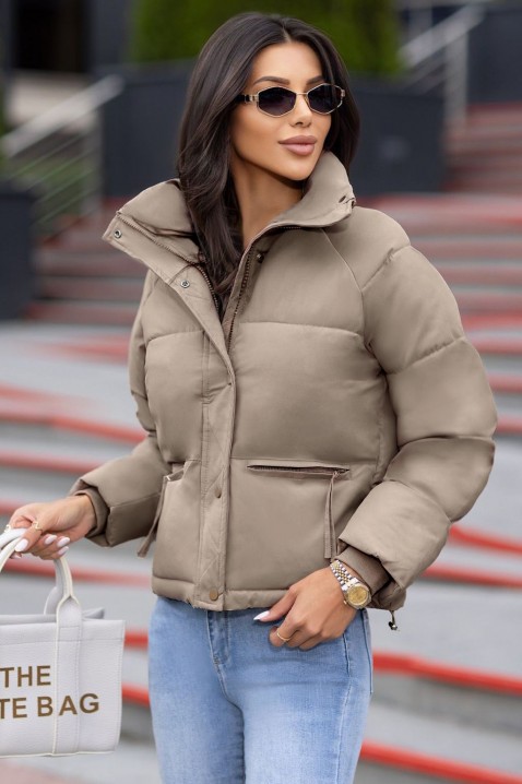 Μπουφάν BANEDA BEIGE, Χρώμα: μπεζ, IVET.EU - Εκπτώσεις έως -80%